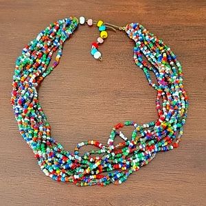 Vintage beaded necklace - circa 1968